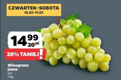 Winogrono jasne promocja w Netto