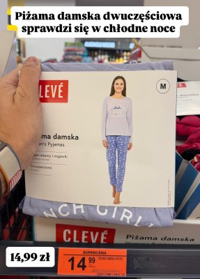 Piżama damska dwuczęściowa  promocja w Biedronka