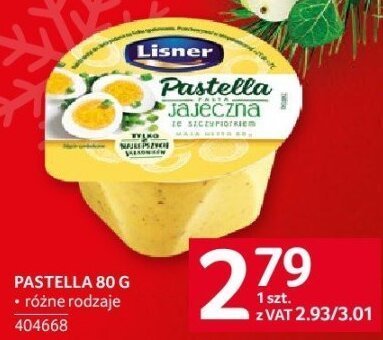 Serek pastella 80 g Lisner promocja w Selgros