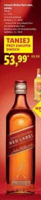 Whisky Johnnie Walker Red Label promocja w Lidl