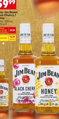 Likier Jim Beam Black Cherry promocja w Biedronka