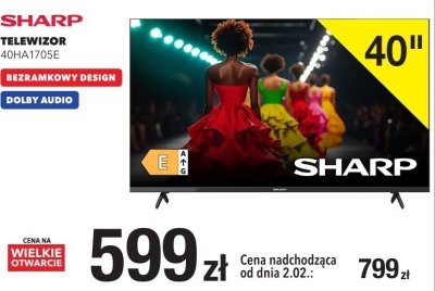 Telewizor 40HA7705E 40" Bezramkowy design Dolby Audio promocja w RTV EURO AGD
