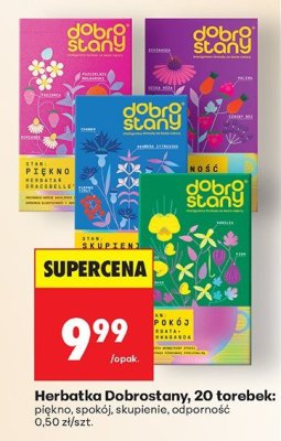 Herbatka Dobrostany, 20 torebek promocja w Biedronka