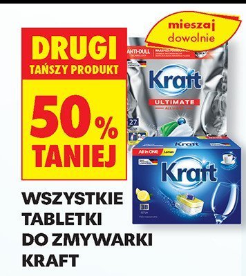 Tabletki do zmywarki Kraft promocja w Biedronka