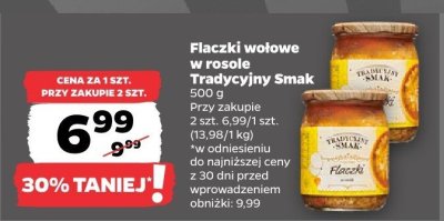 Flaczki wołowe w rosole 500 g promocja w Netto