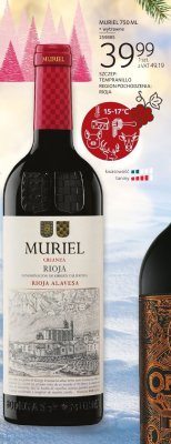 Wino czerwone MURIEL 750 ML promocja w Selgros