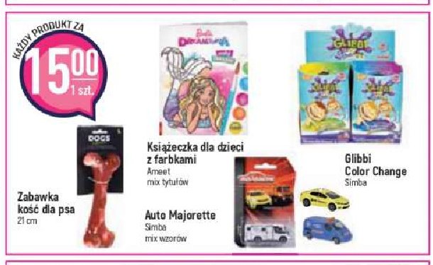 呕elkowa masa do k膮pieli glibbi colour change Simba promocja