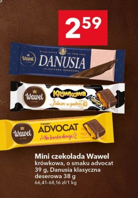 Mini czekolada Wawel krówkowa 39 g promocja w LEWIATAN