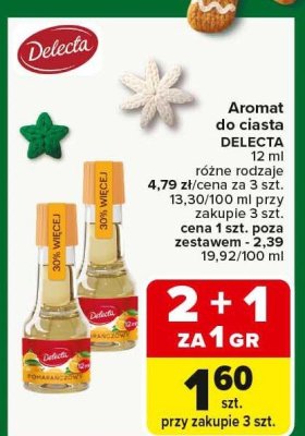 Aromat do ciasta DELECTA promocja w Carrefour