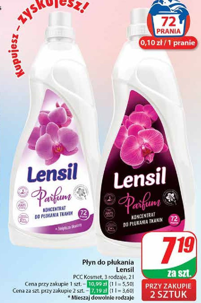 Płyn do płukania parfum Lensil promocja