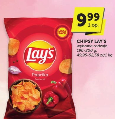 Chipsy Lay's Paprika promocja w ABC