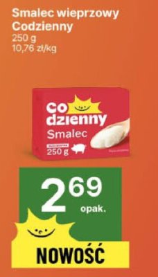 Smalec wieprzowy Codzienny promocja w Delikatesy Centrum