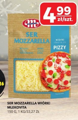 Ser mozzarella wiórki Mlekovita promocja