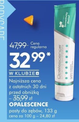 Płyn OPALESCENCE do zębów promocja w Super-Pharm