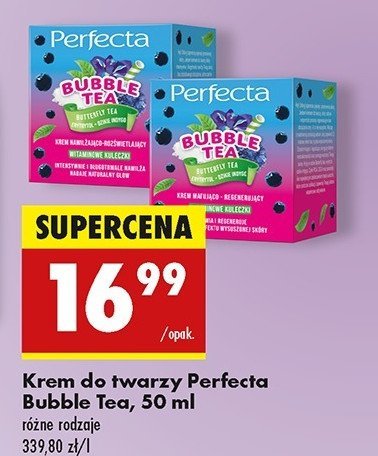 Krem matująco – regenerujący butterfly tea Perfecta bubble tea promocja