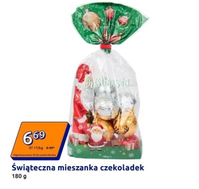Świąteczna mieszanka czekoladek promocja w Action