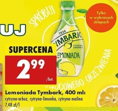 Lemoniada cytryna i arbuz Tymbark lemoniada promocja