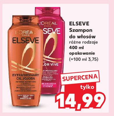 Szampon do włosów L'oreal elseve extraordinary oil jojoba promocja w Kaufland