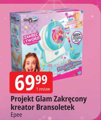 Projekt Glam Zakręcony kreator Bransoletek Epee promocja w Leclerc