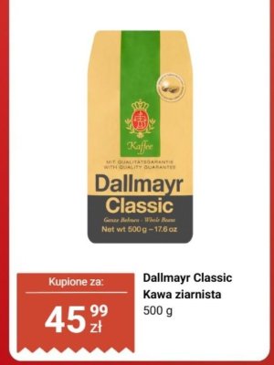 Kawa ziarnista Dallmayr Classic promocja w Biedronka