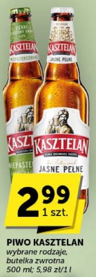 Piwo Kasztelan jasne pełne promocja w Euro Sklep