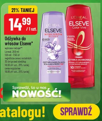 Odżywka do włosów Elseve L'Oreal wybrane rodzaje promocja w POLOmarket