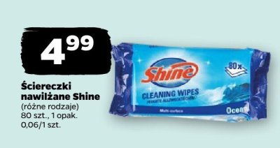 Ściereczki nawilżane, różne rodzaje promocja w Netto