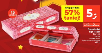 Zestaw herbat High Tea Box promocja w Dealz
