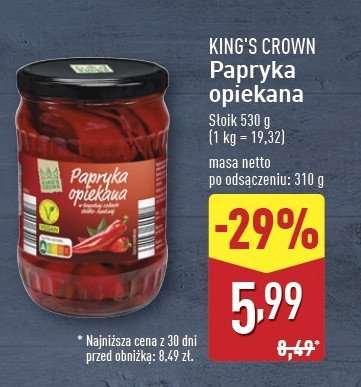 Papryka opiekana King's crown (aldi) promocja