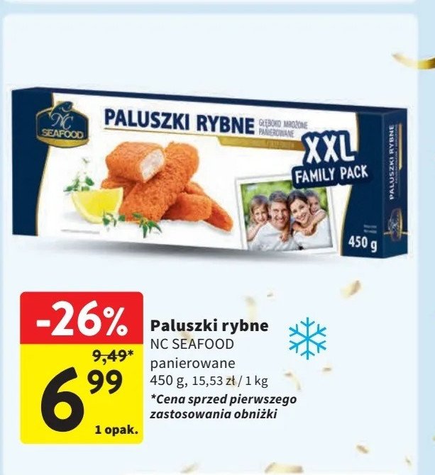 Paluszki rybne Seafood promocja