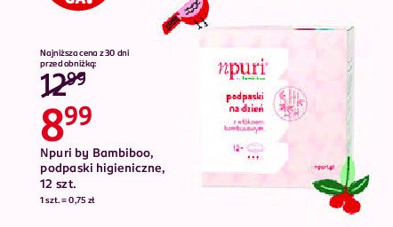 Podpaski na dzień Nprui by bambiboo promocja w Rossmann