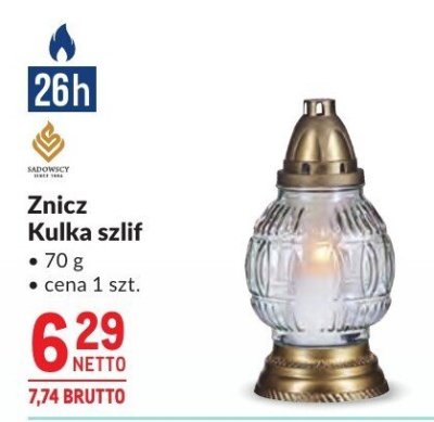 Znicz Kulka szlif promocja w Makro