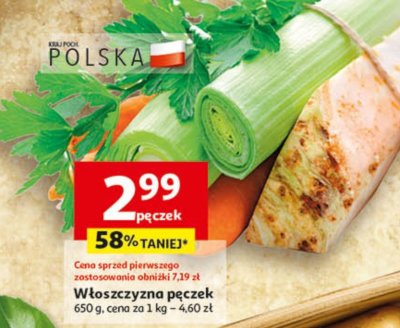 Pęczek włoszczyzna promocja w Auchan