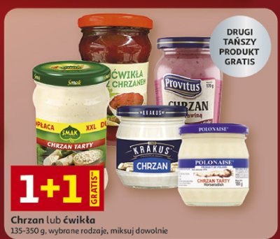 Chrzan lub ćwikła promocja w Auchan