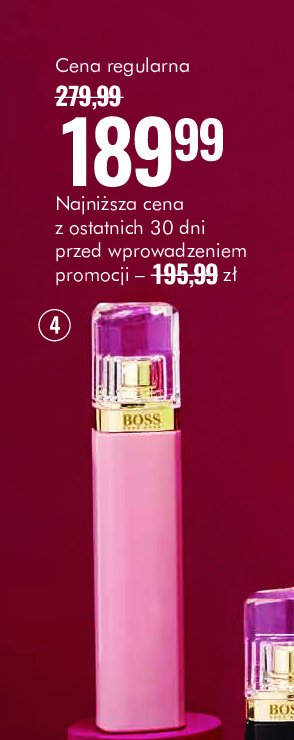 Woda perfumowana Hugo boss ma vie Boss by hugo boss promocja w Super-Pharm