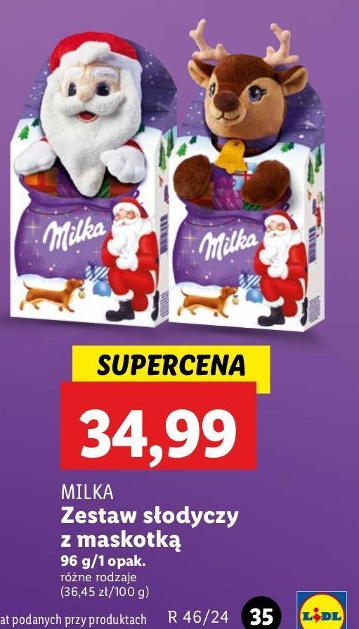 Czekoladki + maskotka Milka promocja