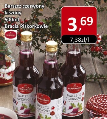 Barszcz czerwony kiszony Bracia Piskorkowie promocja w Market Point