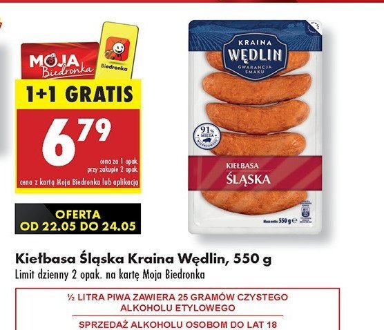 Kiełbasa śląska Kraina wędlin promocja