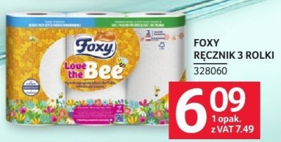 Ręcznik papierowy Foxy 3 rolki promocja w Selgros