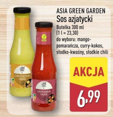 Sos azjatycki curry kokos Asia Green Garden promocja w Aldi