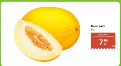 Melon żółty luz promocja w Biedronka