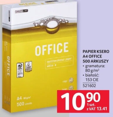 Papier ksero PAPIER KSERO A4 OFFICE 500 ARKUSZY promocja w Selgros