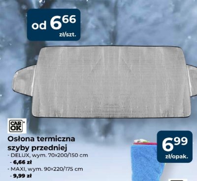 Osłona termiczna szyby przedniej DELUX promocja w PSB Mrówka