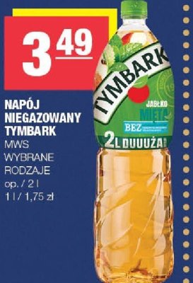 Napój niegazowany tymbark MWS wybrane rodzaje promocja w SPAR
