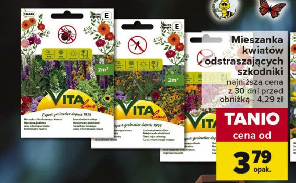 Mieszanka kwiatów odstraszających komary Vita line promocja