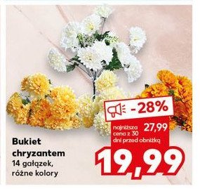 Bukiet chryzantem promocja