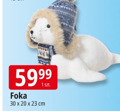 Foka 30 x 20 x 23 cm promocja w Leclerc