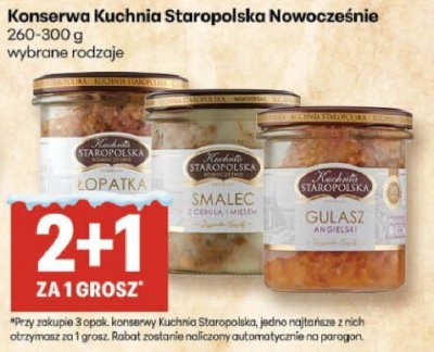 Konserwa Kuchnia Staropolska Nowocześnie wybrane rodzaje promocja w Delikatesy Centrum