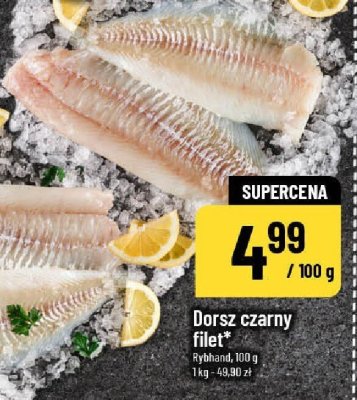 Dorsz czarny filet promocja w POLOmarket
