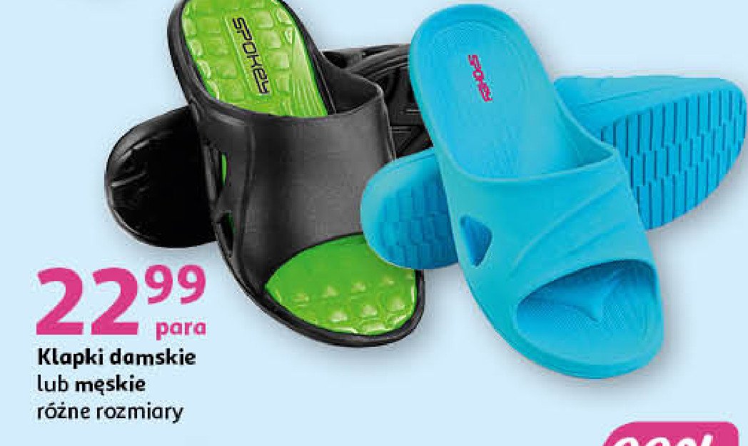 Klapki basenowe medusa rozmiar 40 Spokey promocja
